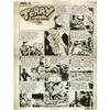 Image 1 : Milton Caniff - Terry and the Pirates Sunday Comic Art Milton Caniff - Terry and the Pirates Sunday 
