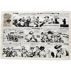 Charles Flanders - The Lone Ranger Sunday Comic Strip O Charles Flanders - The Lone Ranger Sunday Co