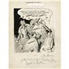 Rube Goldberg - Editorial Cartoon Original Art (undated Rube Goldberg - Editorial Cartoon Original A