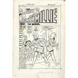 Stan Goldberg - Millie the Model #158 Cover Original Ar Stan Goldberg - Millie the Model #158 Cover 