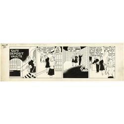 Chester Gould Dick Tracy Daily Comic Strip Original Art Chester Gould - Dick Tracy Daily Comic Strip