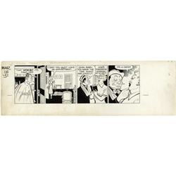 Chester Gould Dick Tracy Daily Comic Strip Original Art Chester Gould - Dick Tracy Daily Comic Strip