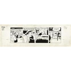 Chester Gould Dick Tracy Daily Comic Strip Original Art Chester Gould - Dick Tracy Daily Comic Strip