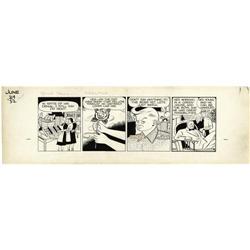 Chester Gould Dick Tracy Daily Comic Strip Original Art Chester Gould - Dick Tracy Daily Comic Strip