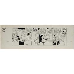 Chester Gould Dick Tracy Daily Comic Strip Original Art Chester Gould - Dick Tracy Daily Comic Strip