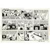 Image 1 : Chester Gould Dick Tracy Sunday Comic Strip Orig. Art Chester Gould - Dick Tracy Sunday Comic Strip 