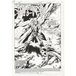 Tom Grummett , Ray Kryssing - Robin #2 Splash Page Art Tom Grummett and Ray Kryssing - Robin #2 Spla