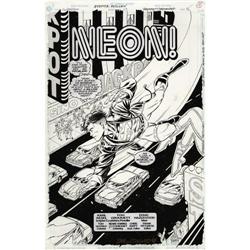 Tom Grummett, Doug Hazelwood - Superboy #17 Splash Art Tom Grummett and Doug Hazelwood - Superboy #1