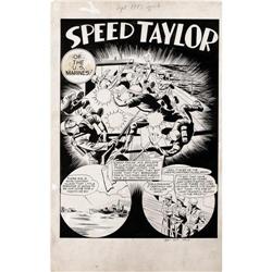 Harvey Artist - Speed Comics #28 Complete 7-page Story Harvey Artist - Speed Comics #28 Complete 7-p
