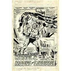 Don Heck and Don Perlin - Daredevil #105, Splash page 1 Don Heck and Don Perlin - Daredevil #105, Sp