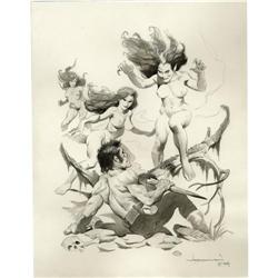 Mike Hoffman - Femme Fatale Attack Illustration Art Mike Hoffman - Femme Fatale Attack Illustration 