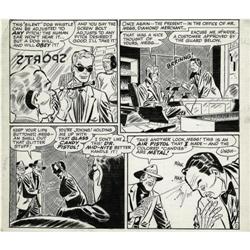Carmine Infantino and Bernard Sachs - Dr Mid-Nite Art Carmine Infantino and Bernard Sachs - Golden A