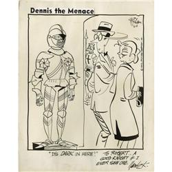Hank Ketcham - Dennis the Menace Daily Comic Strip Art Hank Ketcham - Dennis the Menace Daily Comic 