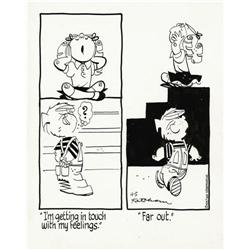 Hank Ketcham - Dennis The Menace Daily Comic Strip Art Hank Ketcham - Dennis The Menace Daily Comic 