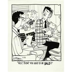 Hank Ketcham - Dennis The Menace Daily Comic Strip Art Hank Ketcham - Dennis The Menace Daily Comic 