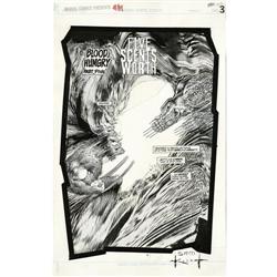 Sam Kieth - Marvel Comics Presents #89 page 3 Art Sam Kieth - Marvel Comics Presents #89 page 3 Orig