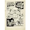 Bob Powell - Muscle Building Page Original Art Bob Powell - Muscle Building Page Original Art (circa