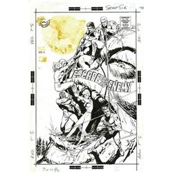 Jack Sparling - Secret Six #4 Cover Original Art Jack Sparling - Secret Six #4 Cover Original Art (D