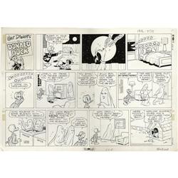 Al Taliaferro - Donald Duck Sunday Comic Strip Original Al Taliaferro - Donald Duck Sunday Comic Str