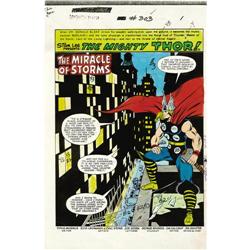 George Roussos - Thor #303 Color Guide, Group of 22 (Ma George Roussos - Thor #303 Color Guide, Grou