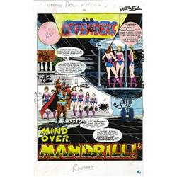 George Roussos - Defenders #90 Color Guide, Group of 22 George Roussos - Defenders #90 Color Guide, 