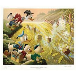 Carl Barks - Dam Disaster at Money Lake, Regular Editio Carl Barks - Dam Disaster at Money Lake, Reg