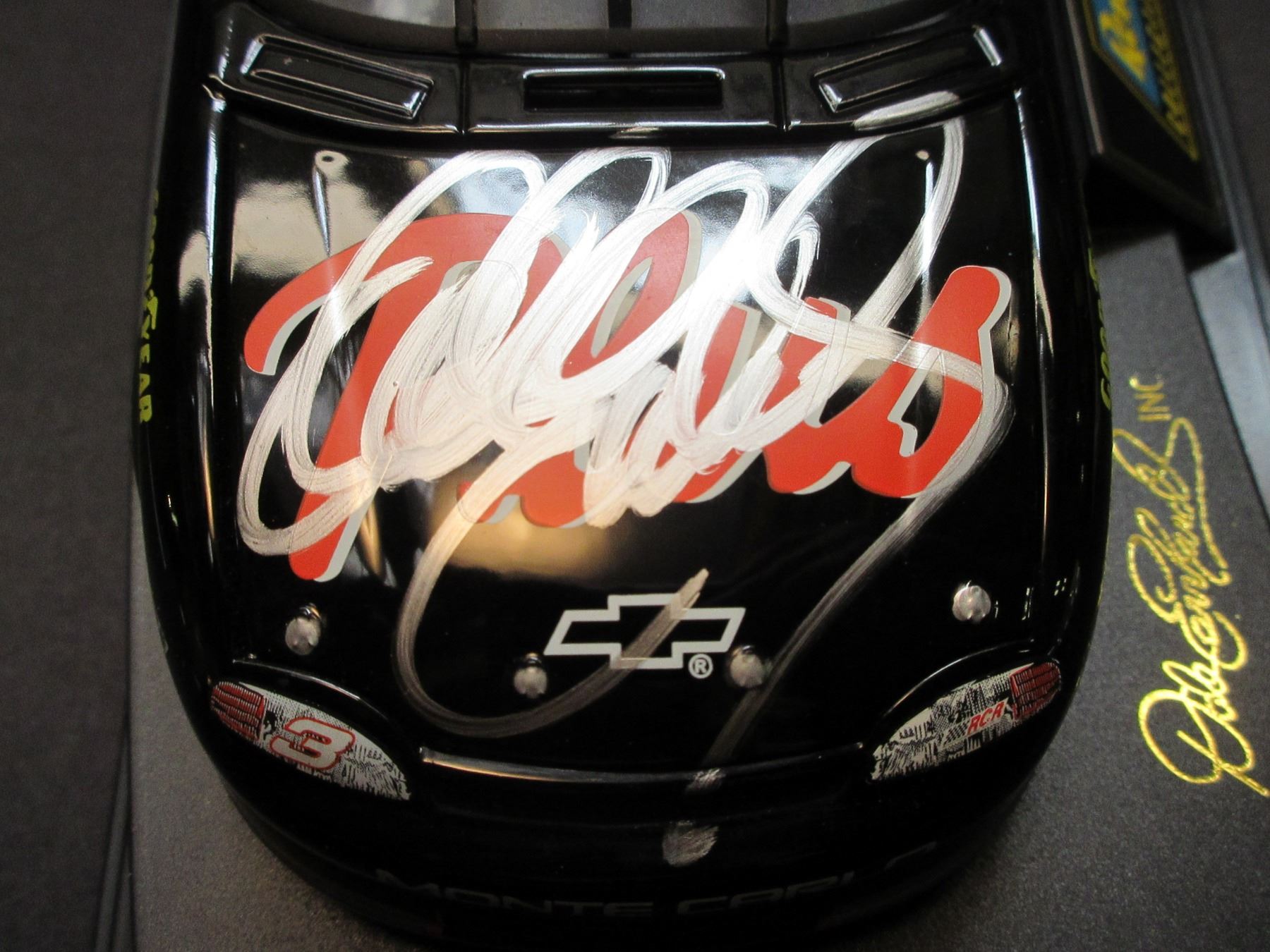Signed Dale Earnhardt Revell Collection Car- 8.5"L X 3"W X 2.5"H