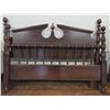 Image 1 : Mahogany Bed With Rails- 62"W
