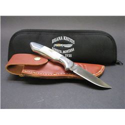 Marked Ruana Knife- Reliable 32- Original Sheath- Soft Case- 3.5  Blade- 4.5  Handle- Letter of Auth