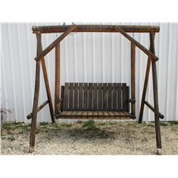 Log Swing with Frame- 7' W