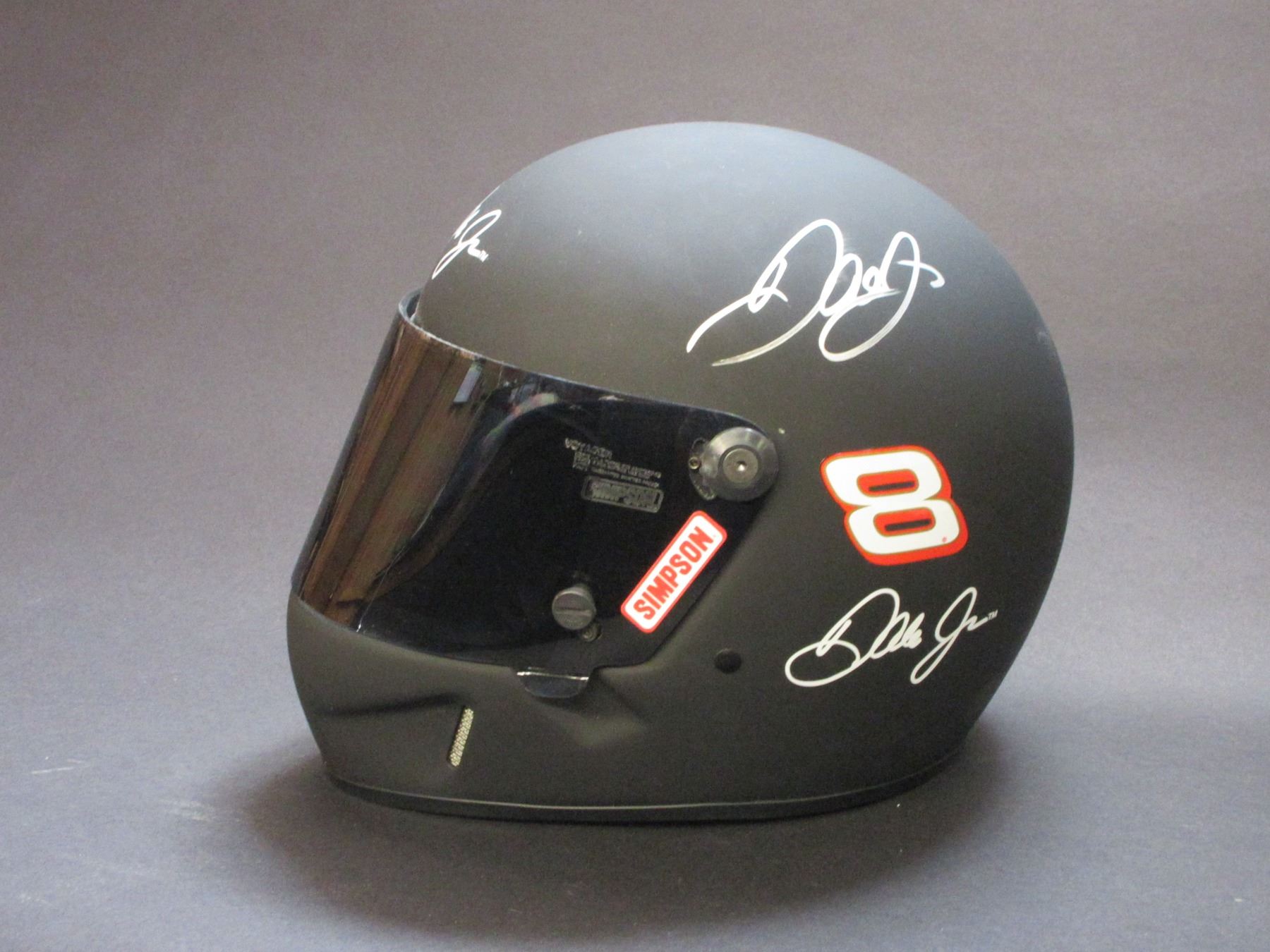 Simpson Real Replica Racing Helmet- Signed by Dale Jr- Letter of ...
