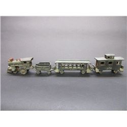 Cast 4 Piece Train- 21 L X 1.5 W X 3.5 H