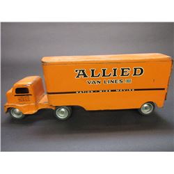 Tonka Style Allied Van Line Tractor and Van- 22.5 L X 5.5 W X8.5 H