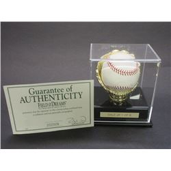 Signed Dale Jr Baseball- 1/8- Letter of Authenticity
