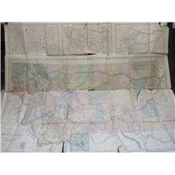 Official Map of Montana Published by Board of Railroad Commissioners September 1 1927