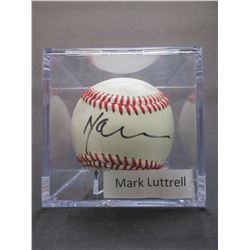 Signed Mark Luttrell Baseball