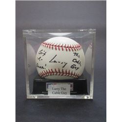 Signed Larry the Cable Guy Git-R-Done Baseball