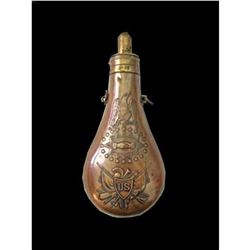 Rare Museum 1850 Peace Powder Flask