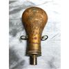 Image 5 : 19thc ( Possibly Confederate ) Embossed Brass Patriotic Emblem Shot Flask