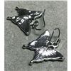 Image 2 : Butterfly Multi-color Enameled Hook Earrings