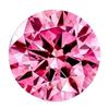 Image 1 : 7ct Round Pink Brilliant Cut BiancoÂ® Lab Grown Diamond