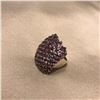 Image 3 : Amethyst & Sterling Silver Cocktail Ring
