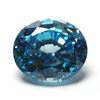 Image 1 : 9ct Oval Blue BiancoÂ® Lab-created Diamond