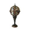 Image 2 : Tiffany-style Stained Glass Globe Table Lamp