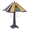 Image 2 : Tiffany-style Stained Glass Table Lamp