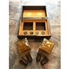 Image 4 : Vintage Hidden Book Bar, Decanters & Glasses Set