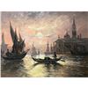 Image 1 : 20thc Oil Painting, Venetian Canal Scene