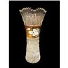Image 1 : Handcrafted Czech Caesar Crystal Enameled Vase