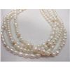 Image 3 : Multi-Strand Freshwater Baroque Pearl 20" Necklace