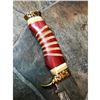 Image 4 : Custom Made Camel Bone & Brass Damascus Steel Huntiing Bowie Knife